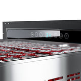 Simzlife 4.9 Cu.ft. Double Drawer Undercounter Freestanding Stainless Steel Beverage Refrigerator,24.61 in W, 34.25 in H