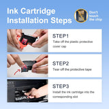 240XL Ink Cartridges for Canon Ink 240 and 241 PG-240XL CL-241XL for Canon Pixma MG3620 MG3600 MG3120 TS5120 TS5100 MG4220 MG3520 MG2120 MX452 MX472 MX512 Printer(1 Black, 1 Tri-Color)