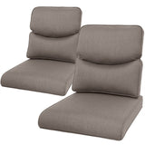 Bellefurn Outdoor 4-Piece Deep Seat Cushion,22 x 25 Outdoor Cushions for Patio Furniture Waterproof & Fade Resistant Deep Seat Cushion for Wicker Chair,Sofa,Couch