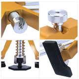 Aiqeek 79PCS Auto Dent Puller Kit - Adjustable Golden Dent Remover Tools Paintless Dent Repair Kit Dent Lifter Puller for Car Large & Small Ding Hail Dent Removal