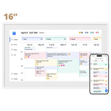 Dragon Touch Digital Calendar with Chore Chart, 32" 1080P Full HD Interactive Touchscreen, Ideal for Family Scheduling, Wall or Desk Mountable-Black