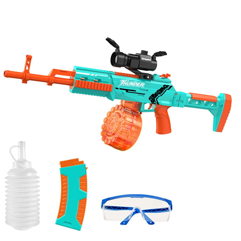 23 Gel Ball Blaster Water Bead Blaster Highly Assembled Toy Blasters for Ages 14+ years Blue