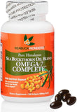 Premium Sea Buckthorn Oil Softgels with Omega-7, Max Potency, 120 Count - Supports Skin, Gut, and Overall Wellness-1（Pack)（