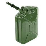 5 Gallon 20L Metal Gas Tank Can (US Stardard) Gas Can Power Emergency Backup Tank with Flexible Spout yellow