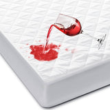 Thinway Queen Size Waterproof Mattress Pad Protector, Breathable Quilted Mattress Cover Noiseless Waterproof Fitted Sheet Mattress Topper Up to 21" Deep Pocket