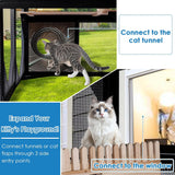 Catio Outdoor Cat Enclosure Large Walk in Cat House for Mulitiple Cats