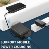 Cavatry Mini Projector, Smart Outdoor Portable, 1080p Hd Projection, Sync With Smartphone, Compatible With Tv Stick/Pc/Ps4