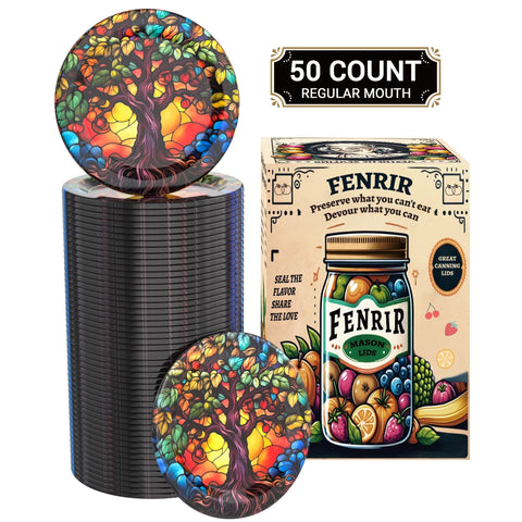 Weswose Regular Mouth Canning Lids (50 Count)