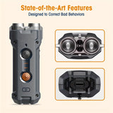 Rechargeable Dog Deterrent Device with Dual Soundwave Technology, 35ft Range, 2 Flash Modes, USB Charging, for Dog Barking Training - Pet Safety & Behavior Correction Tool