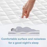 Thinway Queen Size Waterproof Mattress Pad Protector, Breathable Quilted Mattress Cover Noiseless Waterproof Fitted Sheet Mattress Topper Up to 21" Deep Pocket