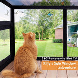 Cat Window Box Window Perch Catio Outdoor Cat Enclosure Bug Proof Wire Grid