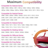 61XL Ink Cartridge Compatible for HP 61 Ink Cartridge for HP Envy 5530 4500 Officejet 4630 4635 Deskjet 1000 2540 1510 Printer (1 Black+1 Color)