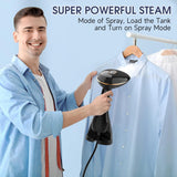 PANCERKA SteamBoost 168+288ml Steamer for Clothes, 1500W, Black