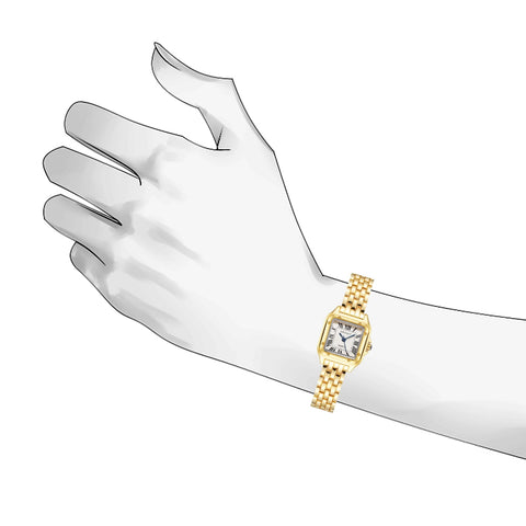 Watches for Women,Pointer Ladies Vintage Small Gold Watch,Stainless Steel Head and Quartz Movement, Waterproof Function,Suitable Gifts for Women,Gold