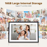 Dragon Touch 10'' Digital Picture Frame,16GB Wifi Digital Photo Frame with 1280 HD Touch Screen, Share Photos/Videos Instantly Via Free App,Best Mother's Day gift for Mom