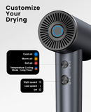 OSOU Mini Hair Dryer, Ultra-Light Blow Dryer with 150,000 RPM Brushless Motor & 500M Negative Ions, Smart Temp Control, Silent Operation, Great for Travel & Home, Perfect Gift for Women