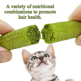 Cat Grass Teething Stick Cat Treats, Cat Grass Sticks for Indoor Cats, Cuddles and Meow Cat GrassSticks for Hairball, Cat Chew Stick Natural Molar Rod, Cat Grass Sticks Increase Appetite - 5.3oz