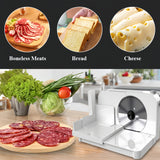 PANCERKA Meat Slicer Machine for Home, Adjustable Thickness, 0-15mm Cutting Capability