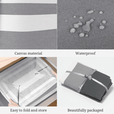 2-Pack 75L Large Collapsible Laundry Basket, Waterproof Clothes Storage Basket, Dorm/Family Toy Organizer Basket, Convenient Storage Basket