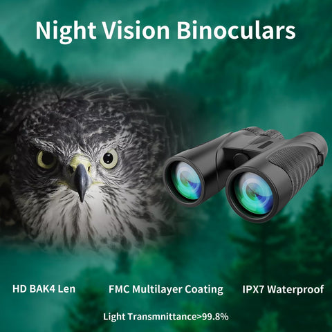 New 12x42 HD Binoculars for Adults & Kids–Night Vision, Waterproof, Wide View – Perfect for Birding, Travel, Hunting & Concerts Concert with Carrying Bag