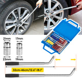 2.25 Ton Hydraulic Floor Jack Set , 3 Ton Jack Stands, Tire Repair Kit - Low Profile Service Jack with 4960 LB Capacity, Yellow, Double Locking Pins, Universal Wheels, and European Certification