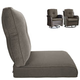 Bellefurn Deep Seat Cushion Set Outdoor Cushions for Patio Furniture,Outdoor Chair Cushions Waterproof & Fade Resistant Patio Furniture Cushions for Wicker Chair,Sofa,Couch