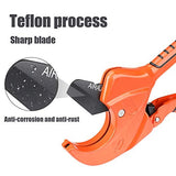 AIRAJ Ratchet PVC Pipe Cutter - Cuts up to 2-1/2 Inch PEX, PVC, PPR & Plastic Hoses, Ideal for Home Repairs & Plumbing