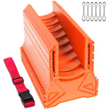 RV Sewer Hose Support - Orange, Heavy Duty Plastic - 20-Foot