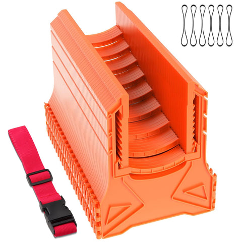RV Sewer Hose Support - Orange, Heavy Duty Plastic - 20-Foot