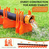 RV Sewer Hose Support - Orange, Heavy Duty Plastic - 20-Foot